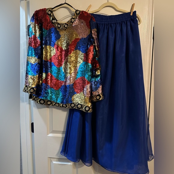 Precious Moments 2 Piece Multicolor Dress - Picture 1 of 9